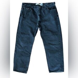 Levi’s 550 Red Tab relaxed fit faded blk men’s jeans SZ 44x32 preppy